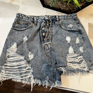 Blue Jean Shorts